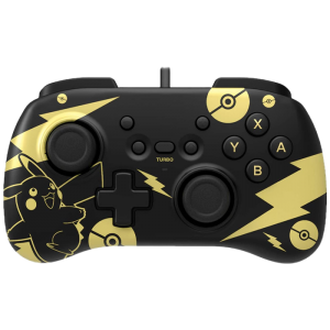 Horipad Mini Pokémon Pikachu pour Nintendo Switch Noir Doré visuel produit