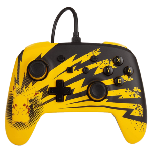 Manette filaire Pokémon - Éclairs Pikachu PowerA pour Switch visuel produit