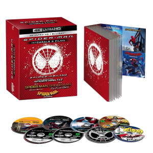 coffret spiderman intégrale 8 films 4k