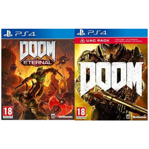doom eternal avec doom uac promo amazon visuel produit