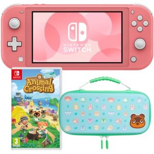 promo switch lite avec animal crossing et housse