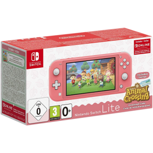 switch lite corail animal crossing