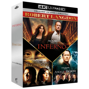 Coffret Robert Langdon 4K visuel produit