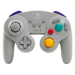 manette gamecube gris sans fil power A visuel produit