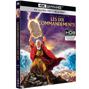 blu ray 4k les dix commandements visuel produit