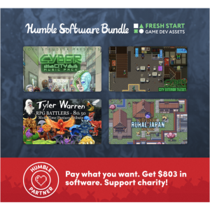 pack createur de jeux humble bundle visuel produit