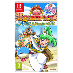 wonder boy asha visuel produit jaquette just for games