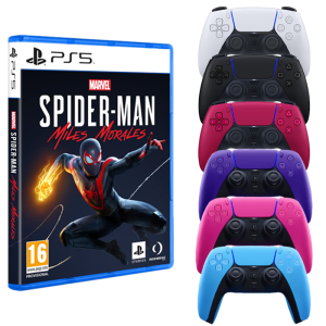 OSC PAck Spiderman miles morales PS5 + manettes visuel-produit copie