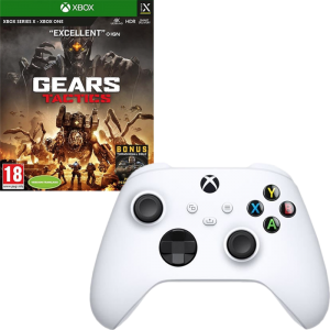 pack manette xbox series x robot white gears tactics visuel produit