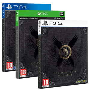 resident evil village steelbook edition ps5, ps4, xbox visuel produit