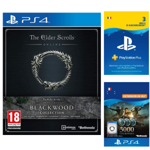 elder scroll online + 3 mois ps plus + 3000 couronnes visuel-produit