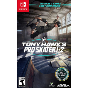 tony hawk pro skater 1 + 2 switch visuel produit