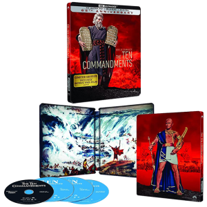 visuel produit blu ray 4k steelbook 10 commandements