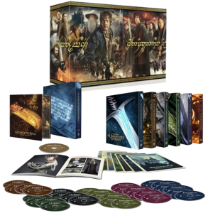 coffret 4k collector blu ray terre du milieu visuel middle earth seigneur des anneaux hobbit produit