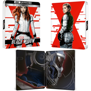 Black Widow Steelbook Blu-Ray 4K visuel produit v2