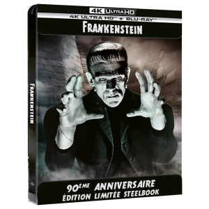 Frankenstein Steelbook Blu Ray 4K visuel produit