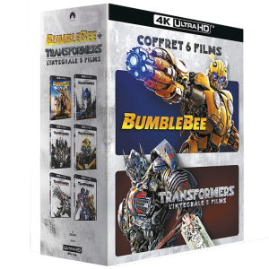 coffret blu ray 4k 6 films transformers visuel produit