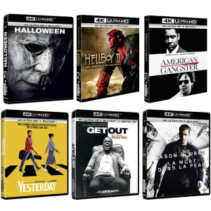Selection de Blu Ray 4K à 7 99 euros