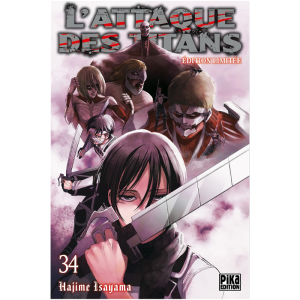 attaque des titans tome 34 edition limitée visuel produit fnac