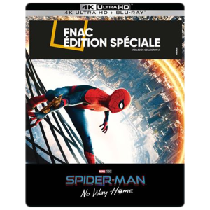 spiderman no way home 4K steelbook fnac visuel produit