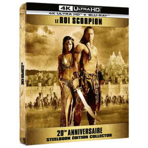 le roi scorpion steelbook 4K visuel produit