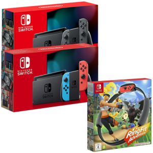 pack switch néon et grise promo ringfit carrefour visuel produit