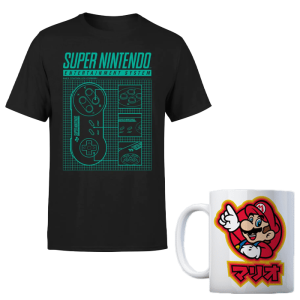 visuel produit promo t shirt mug nintendo