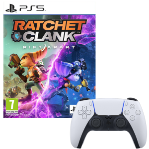OSC PAck ratchet PS5 + manette blanche visuel-produit copie