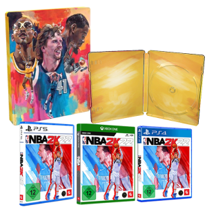 nba 2K22 visuel produit avec steelbook
