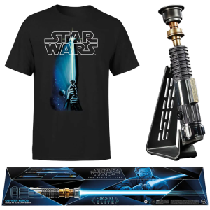sabre laser obiwan hasbro black series tshirt visuel produit