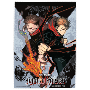 calendrier jujutsu kaisen 2023 visuel produit provisoire