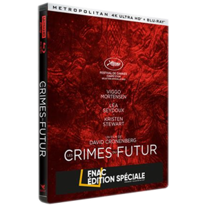les crimes du futur steelbook 4k visuel-produit definitif