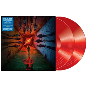 Set vinyle Rouge transparent strnagers things S4 Fnac visuel-produit copie