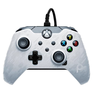 manette pdp xbox series x filaire camo blanc visuel produit