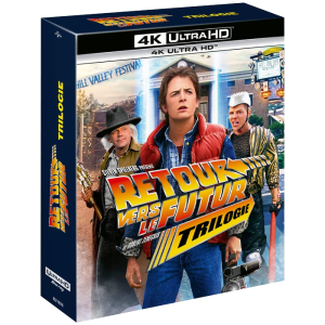 retour vers le futur trilogie 4k visuel produit