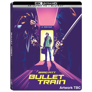 bullet train blu ray 4k steelbook visuel provisoire produit