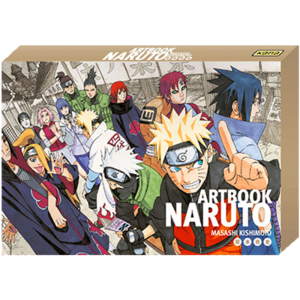 coffret 3 artbook naruto poster visuel produit
