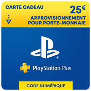 carte psn 25 euros pour acheter abonnement psn visuel produit