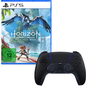 pack horizon forbidden west ps5 avec manette midnight black visuel produit