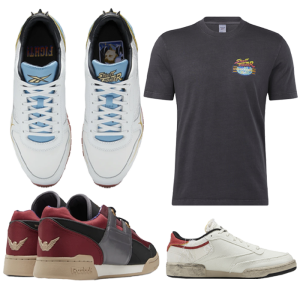 collection reebok street fighter visuel produit