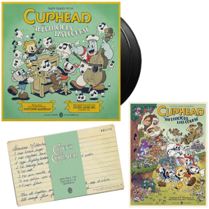 Vinyle Cuphead The Delicious Last Course + poster et cartes