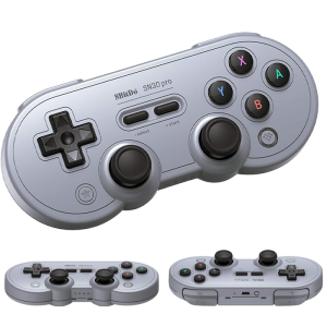 Manette sans fil 8bitdo SN30 Pro Bluetooth Grey pour Switch