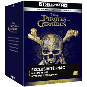 pirates des caraibes 4k steelbook visuel définitif fnac
