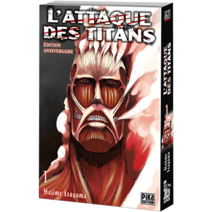 l'attaque des titans tome 1 edition anniversaire visuel produit