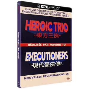 heroic trio executioners johnnie to steelbook 4k visuel produit