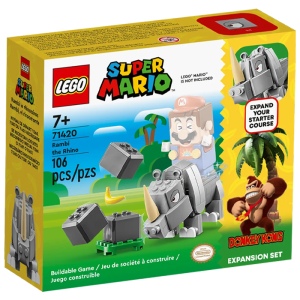 lego super mario donkey kong rambi (71420) visuel produit