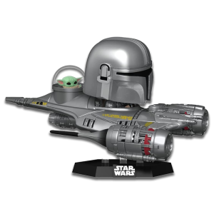 funko pop mandalorian deluxe rider grogu visuel produit