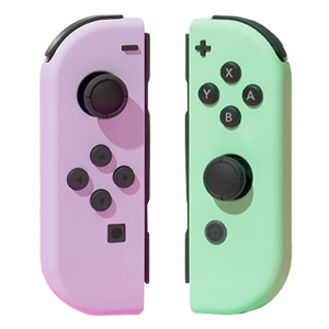 joy con pastel violet et vert visuel produit