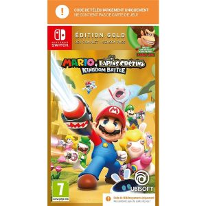 mario the lapins cretins kingdom battle code in a box edition gold switch visuel produit