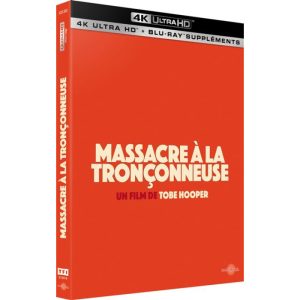 massacre a la tronconneuse blu ray 4k ultra hd visuel produit